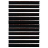 Spazzole per porte a vite 12 pcs Marrone 100 cm