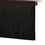 Spazzole per porte a vite 2 pcs Marrone 100 cm