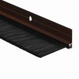 Spazzole per porte a vite 6 pcs Marrone 100 cm