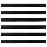 Spazzole per porte a vite 6 pcs Marrone 100 cm