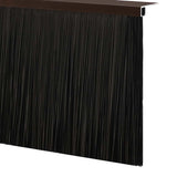 Spazzole per porte a vite 6 pcs Marrone 100 cm