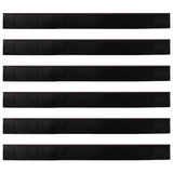 Spazzole per porte a vite 6 pcs Marrone 100 cm