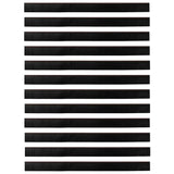 Spazzole per porte a vite 12 pcs Marrone 100 cm