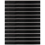 Spazzole per porte a vite 12 pcs Marrone 100 cm