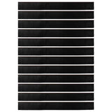 Spazzole per porte a vite 12 pcs Marrone 100 cm