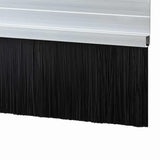 Spazzole per porte autoadesive 2 pcs Argento 100 cm