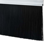 Spazzole per porte autoadesive 2 pcs Argento 100 cm