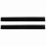 Spazzole per porte autoadesive 2 pcs Argento 100 cm