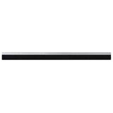 Spazzole per porte autoadesive 6 pcs Argento 100 cm