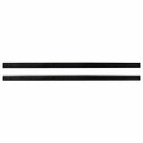 Spazzole per porte autoadesive 2 pcs Argento 100 cm