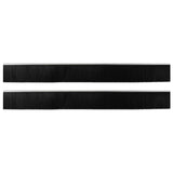Spazzole per porte autoadesive 2 pcs Argento 100 cm