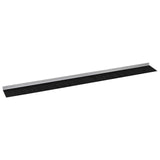 Spazzole per porte autoadesive 6 pcs Argento 100 cm