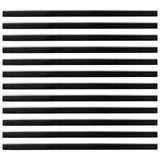 Spazzole per porte autoadesive 12 pcs Argento 100 cm