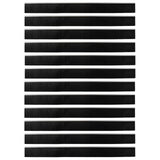 Spazzole per porte autoadesive 12 pcs Argento 100 cm