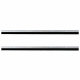 Spazzole per porte a vite 2 pcs Argento 100 cm