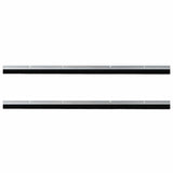 Spazzole per porte a vite 2 pcs Argento 100 cm