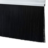Spazzole per porte a vite 2 pcs Argento 100 cm