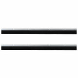 Spazzole per porte a vite 2 pcs Argento 100 cm