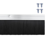 Spazzole per porte a vite 2 pcs Argento 100 cm