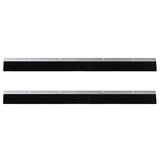 Spazzole per porte a vite 2 pcs Argento 100 cm
