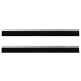 Spazzole per porte a vite 2 pcs Argento 100 cm