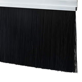 Spazzole per porte a vite 2 pcs Argento 100 cm