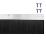 Spazzole per porte a vite 6 pcs Argento 100 cm