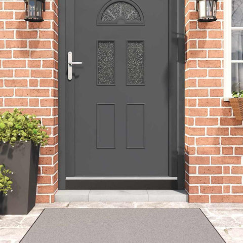 Spazzole per porte a vite 6 pcs Argento 100 cm