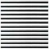 Spazzole per porte a vite 12 pcs Argento 100 cm