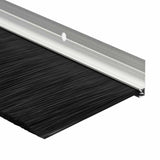 Spazzole per porte a vite 2 pcs Argento 100 cm