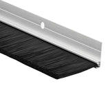 Spazzole per porte a vite 6 pcs Argento 100 cm
