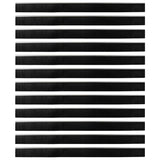 Spazzole per porte a vite 12 pcs Argento 100 cm