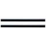 Spazzole per porte autoadesive 2 pcs Bianco 100 cm