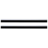 Spazzole per porte autoadesive 2 pcs Bianco 100 cm