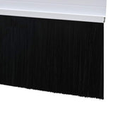 Spazzole per porte autoadesive 2 pcs Bianco 100 cm