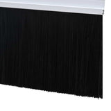 Spazzole per porte autoadesive 2 pcs Bianco 100 cm