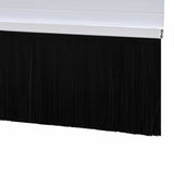 Spazzole per porte autoadesive 6 pcs Bianco 100 cm