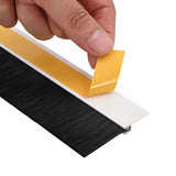 Spazzole per porte autoadesive 6 pcs Bianco 100 cm