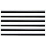 Spazzole per porte autoadesive 6 pcs Bianco 100 cm