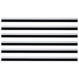 Spazzole per porte autoadesive 6 pcs Bianco 100 cm