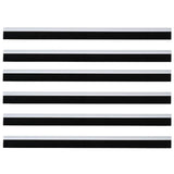 Spazzole per porte autoadesive 6 pcs Bianco 100 cm