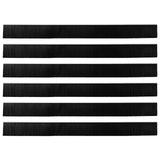 Spazzole per porte autoadesive 6 pcs Bianco 100 cm