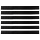 Spazzole per porte autoadesive 6 pcs Bianco 100 cm