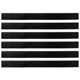 Spazzole per porte autoadesive 6 pcs Bianco 100 cm