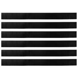 Spazzole per porte autoadesive 6 pcs Bianco 100 cm