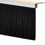 Spazzole per porte autoadesive 12 pcs Bianco 100 cm