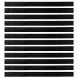 Spazzole per porte autoadesive 12 pcs Bianco 100 cm