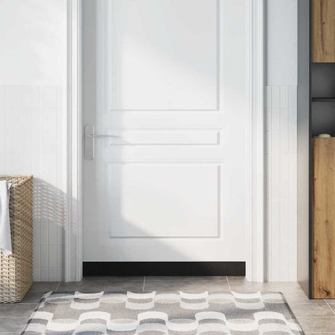 Spazzole per porte autoadesive 12 pcs Bianco 100 cm