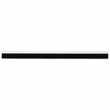 Spazzole per porte a vite 2 pcs Bianco 100 cm Lega di alluminio