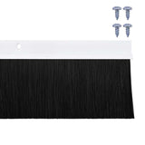 Spazzole per porte a vite 2 pcs Bianco 100 cm Lega di alluminio